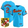 Felpa con cappuccio da baseball ricamata Baltimore Orioles City Edition da uomo - Scollo a V Vestibilità larga Abbigliamento sportivo Abbigliamento casual