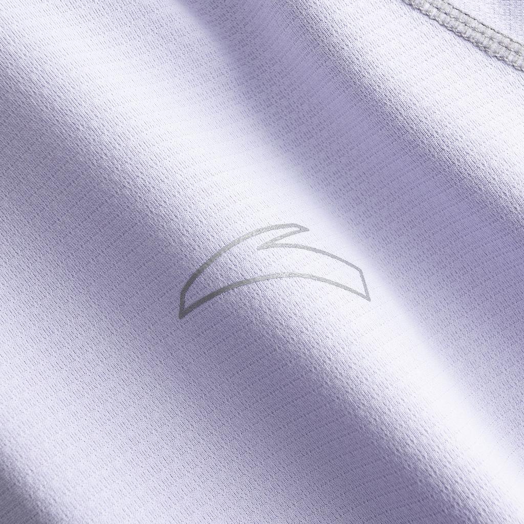 Anta Short Sleeve Knitted T-Shirt Summer 2026 Women tops Cool-Purple 962625106-3