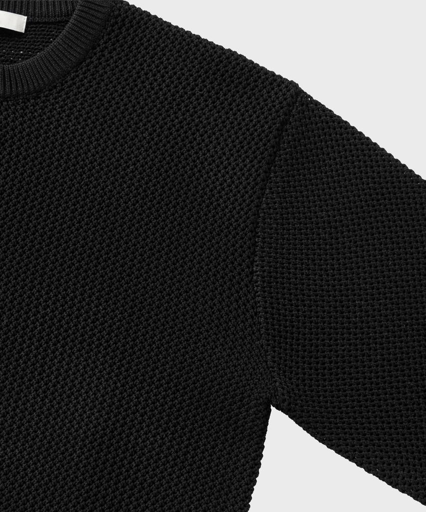Nonblank Crop Round Ls Cardigan_Black
