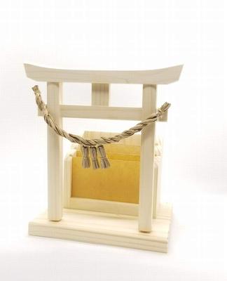 Ofuda Stand (kamidana) with Torii Gate