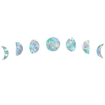 Rainbow Electrostatic Glass Sticker Adhesive Window Film Removable Glass Window Decal