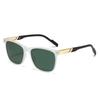 Square Polarized Sunglasses, Simple Personality Sports Glasses With Zinc Alloy Accessories