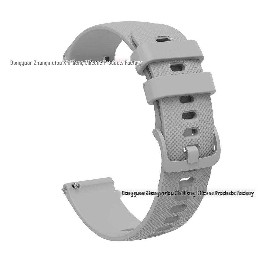 Garmin Venu Silicone Small Check-Pattern Watch Band, Vivomove Sport Textured Strap, 18/20/22mm.