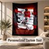Tapestry Custom Name Text, Wall Hanging Tapestry Home Room DecorBukayo Saka