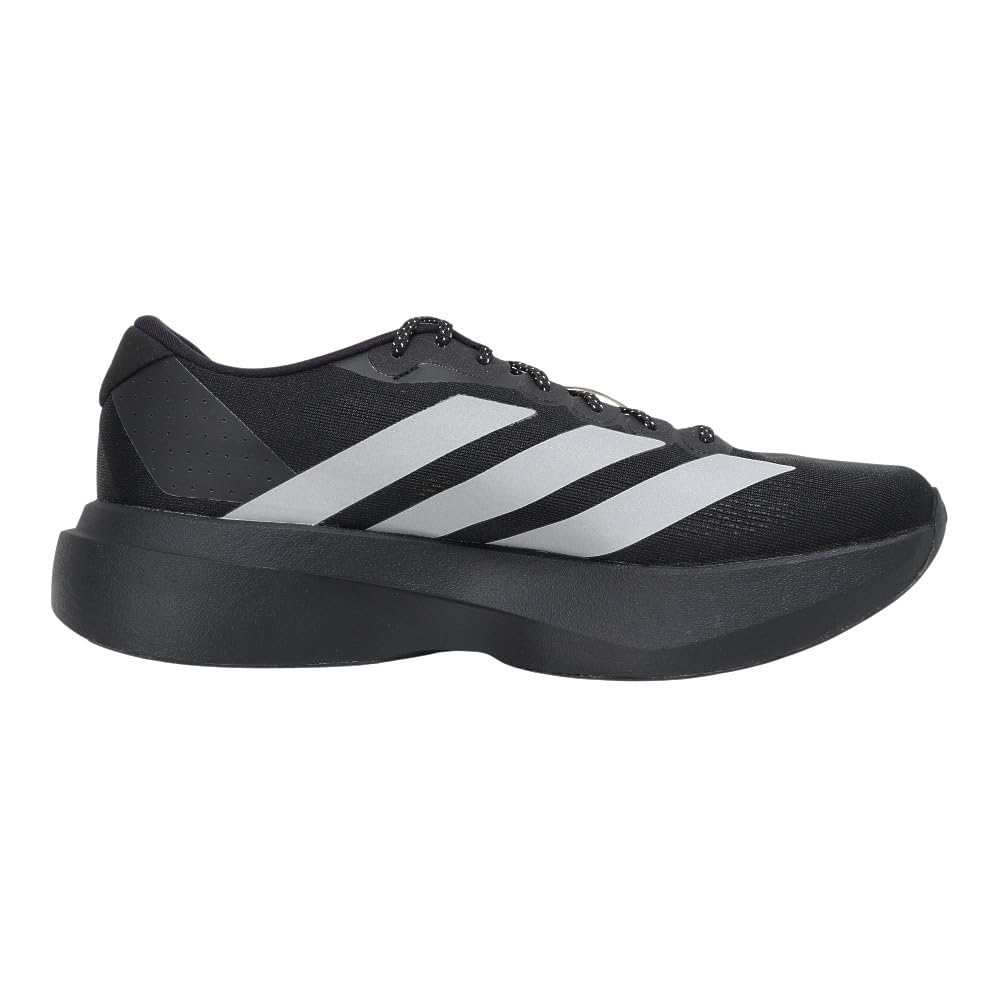 Adidas Adizero EVO SL Running Training Club Black and KJ1365 Sneakers and Shoes, Shoes, Activities, Silver, (Black Silver/Size 26.0/Men's)