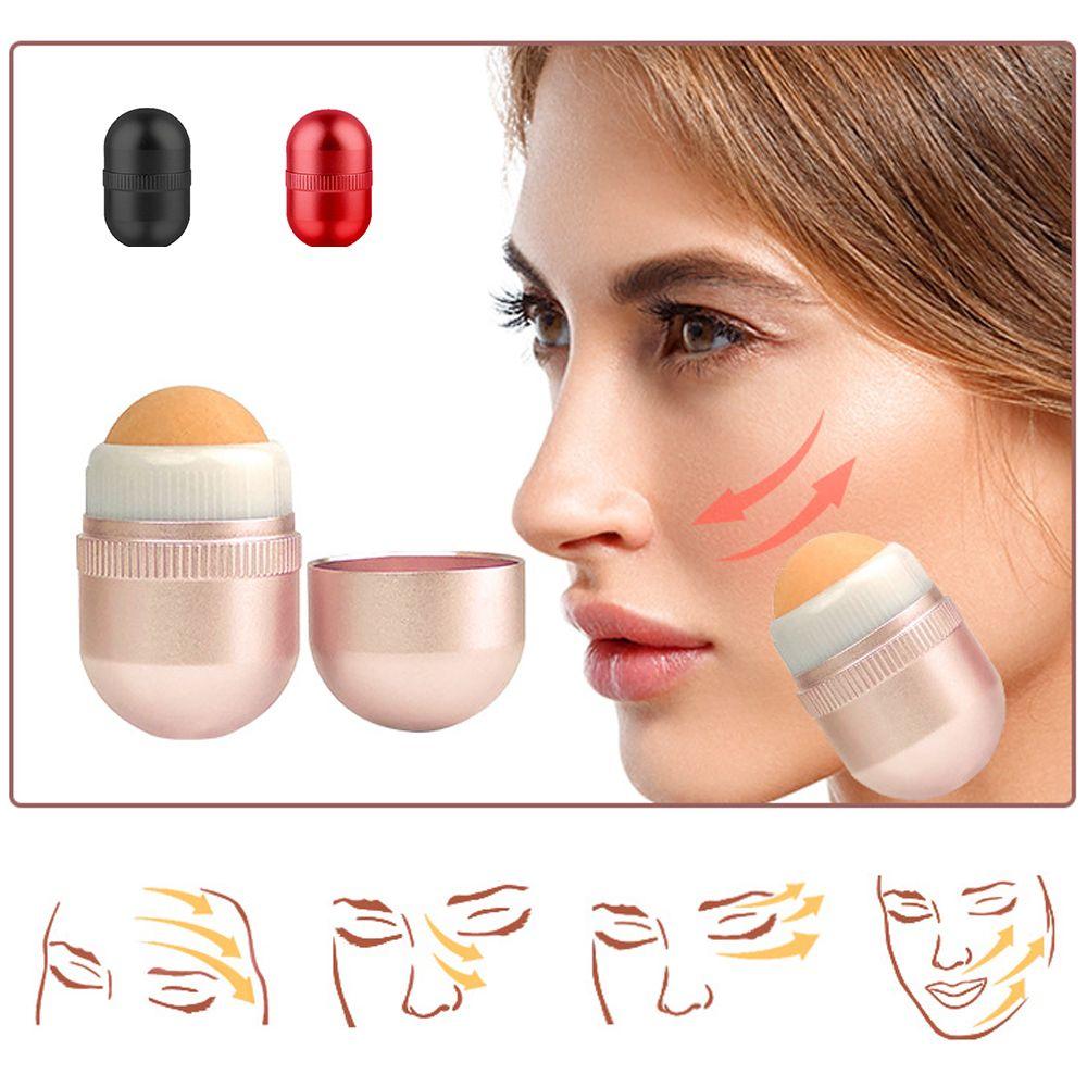 

Beauty T-zone Makeup Portable Cleans Facial Oil-Absorbing Volcanic Stone Rolling Ball