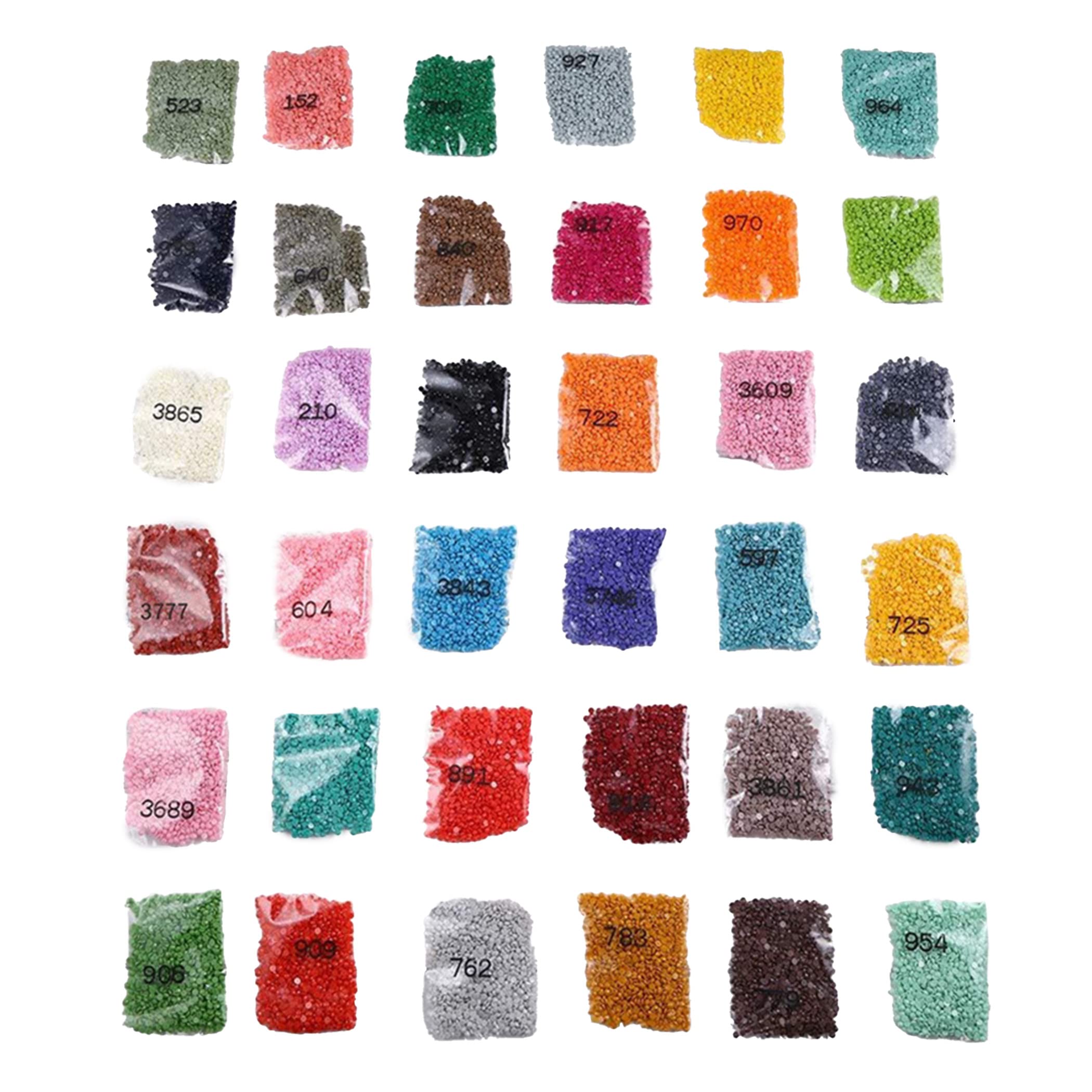 

Felimoa Diamond Art Beads for Painting and Art Creation, 36 Colors Set