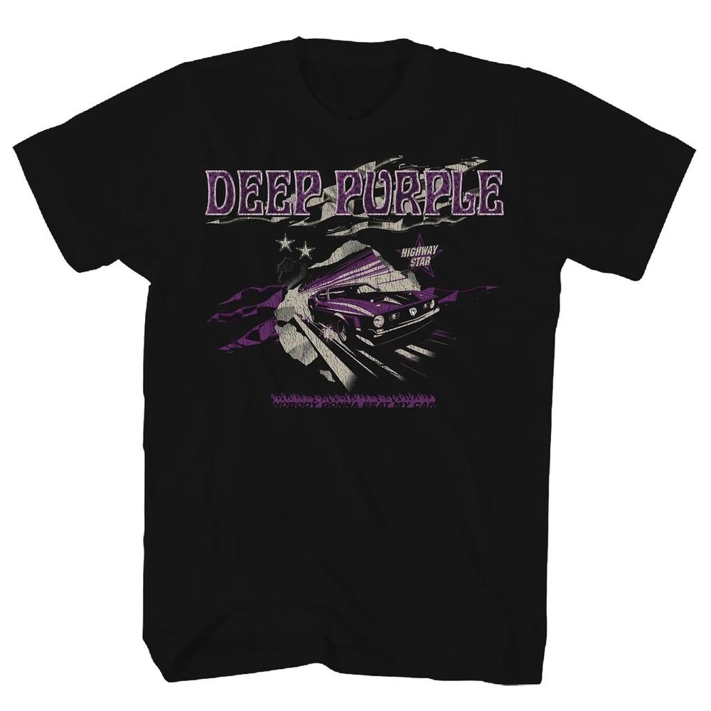 Футболка Deep Purple Highway Star Маленькая Черная Унисекс Футболка M