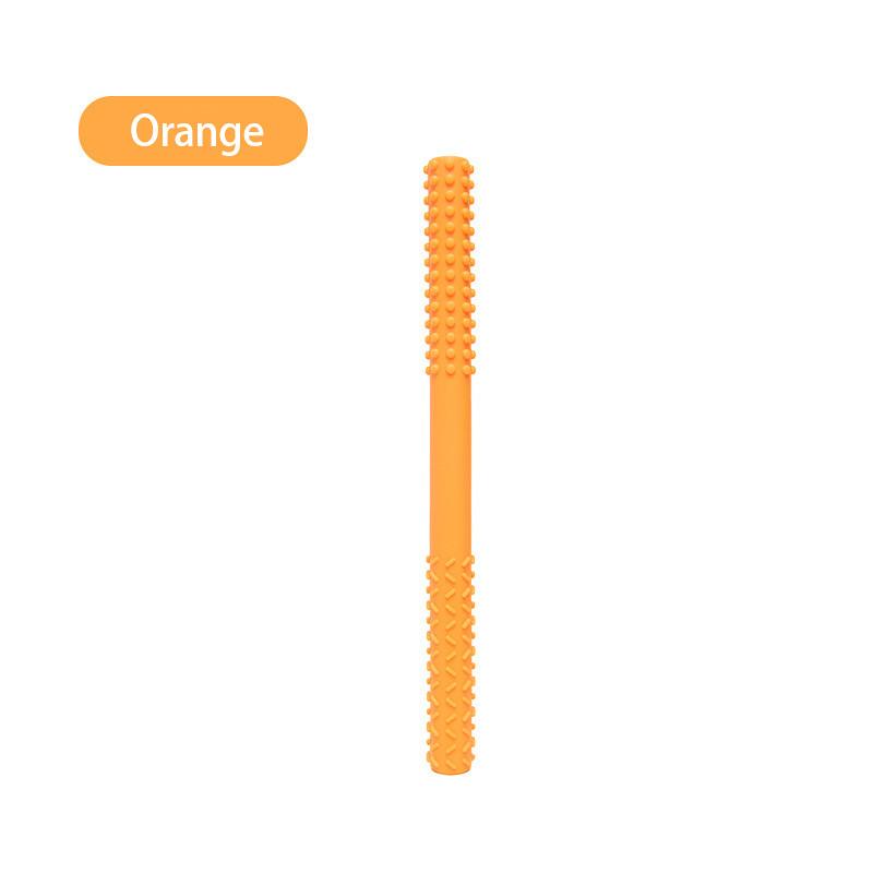 Zabawka na ząbkowanie dla dzieci Dziecięca anty-jedząca ręka trzonowa Stick Gryzak dla niemowląt Silikonowa wydrążona rurka do ząbkowania