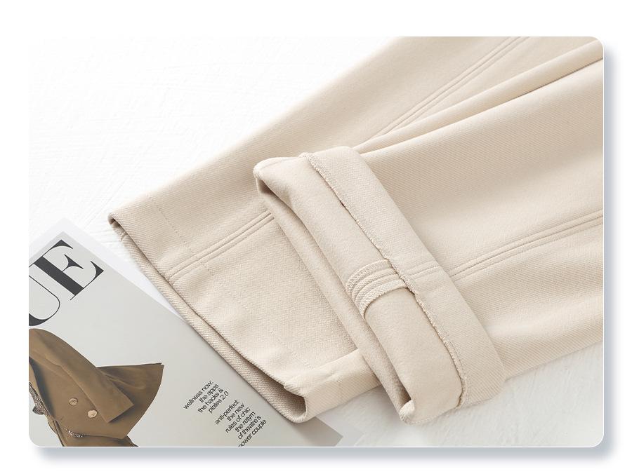 Ankola Dámské červené drapované kalhoty se širokými nohavicemi - Nová podzimní/zimní kolekce 2024