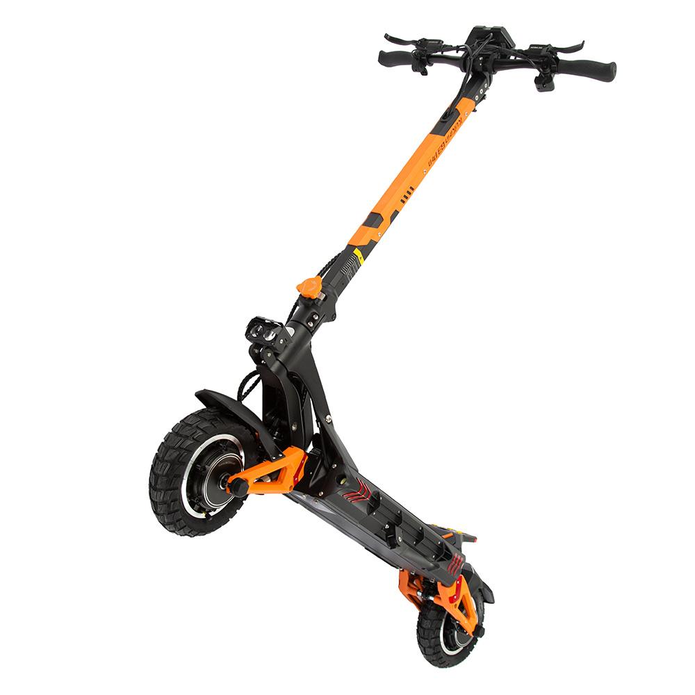 Elektrická kolobežka Skladacia Kukirin 10" 1200Wx2 Dvojmotorová Elektrická kolobežka pre dospelých 52V 23,4AH Maximálny dojazd 80 km Nosnosť 120 kg Čierna G3 Pro