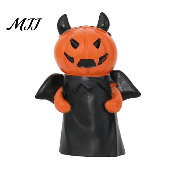 Vivid 3D Pumpkin Statue Ornament, Shape Figure, Mini Resin Halloween Character Combination Decoration for Desktop Micro-Landscapes Parties