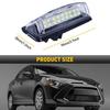 2X LED License Plate Light Rear Lamps Tag 6000K For 2007-2012 Toyota Yaris Sedan