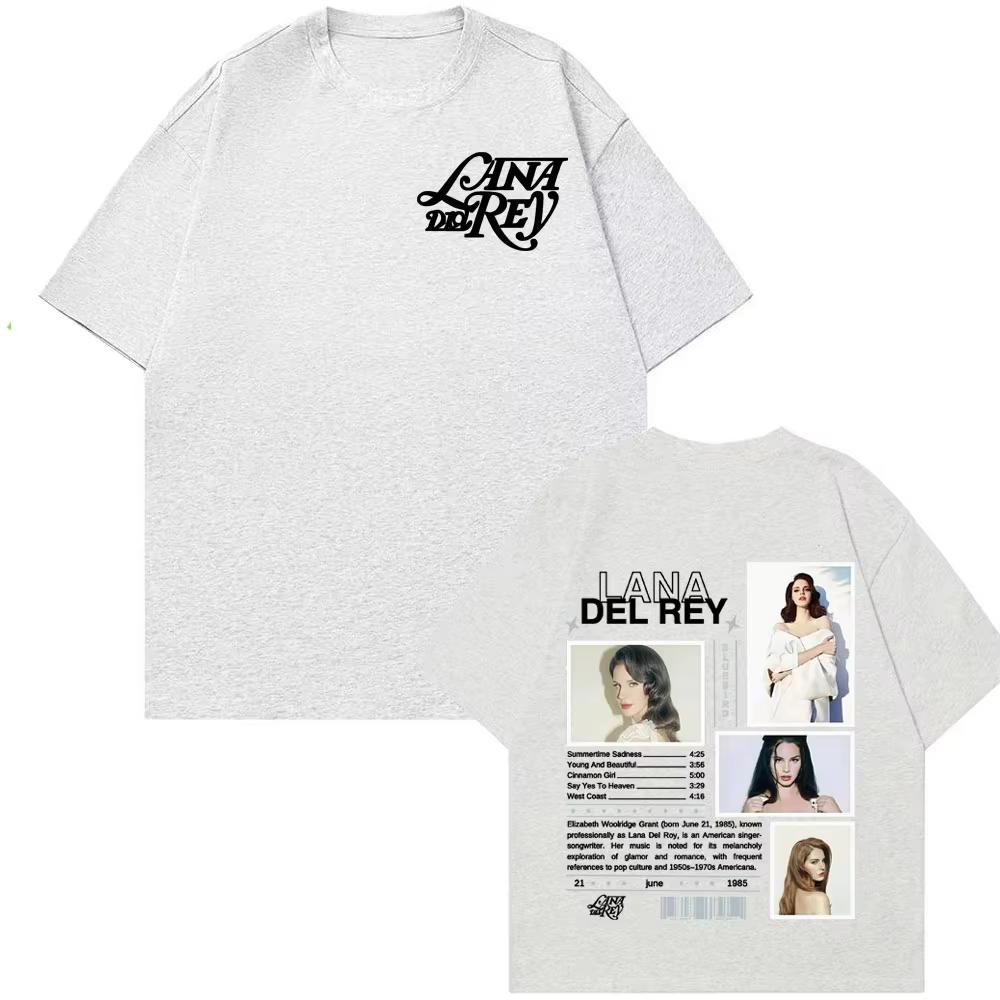 Lana Del Rey Album Tour 2026 Merch T Shirt Unisex Womens Fashion Hipster High Street Tshirt Casual Comfort Oversized T Shirt Tops
