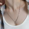 [Unisex] Blue Relic Mix Chain Necklace