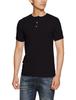 Avirex Daily Rib Henlyneck Tee, Men's XL, Short Sleeve, Antibacterial and Odor-Resistant, Size 6143504, Black