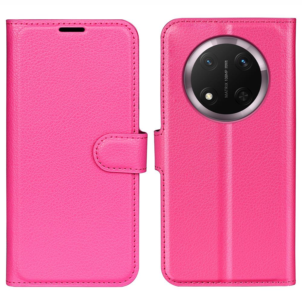 For Honor Magic7 Lite 5G/X9c 5G/X60 Pro 5G Case Litchi Texture Shockproof Leather Wallet Phone Cover