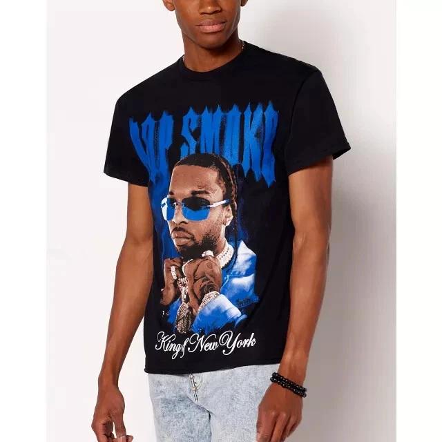 Pop Smoke Mens King Of New York Black Shirt New S, M, L, XL XL