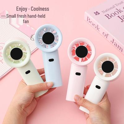 Portable Mini USB Rechargeable Fan - Compact Handheld Turbo for Summer Students