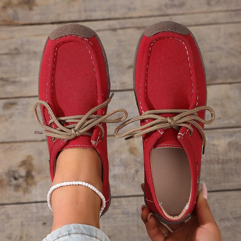 Women's Large Size Soft Sole Slip-On Casual Flats Comfortable Loafers.