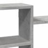 Wall Shelf Concrete Grey 129 x 18 x 42 cm Wood Based Material