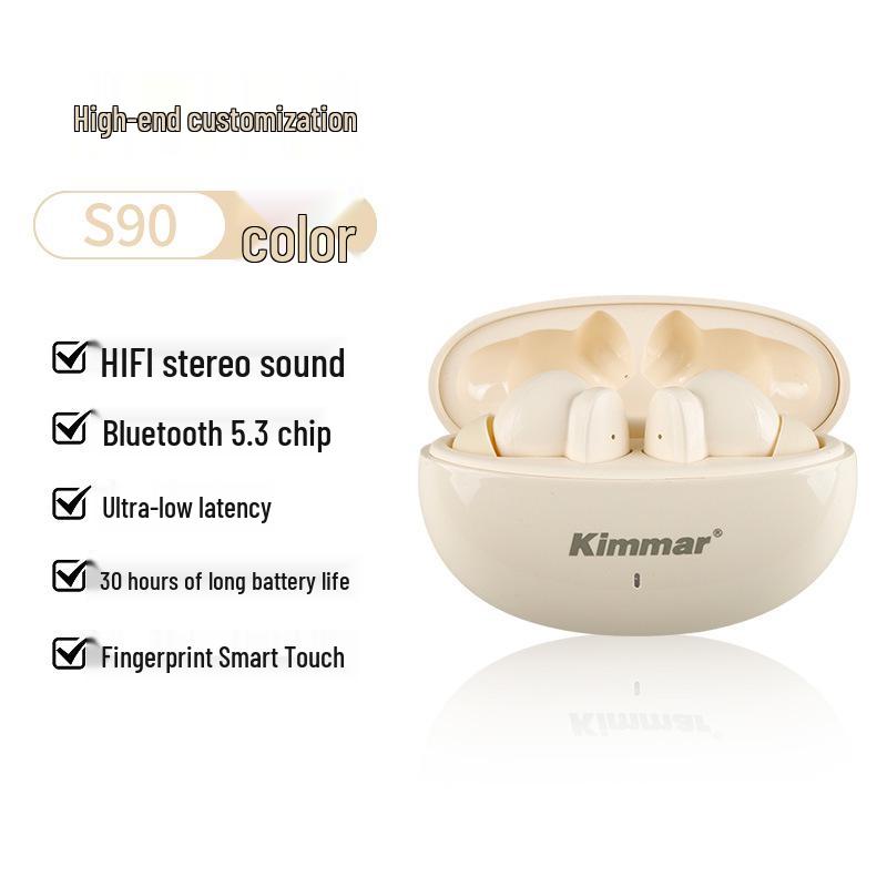 Premium Noise-Cancelling Bluetooth Earphones with Long Battery Life, Compatible with Android, Xiaomi, Apple