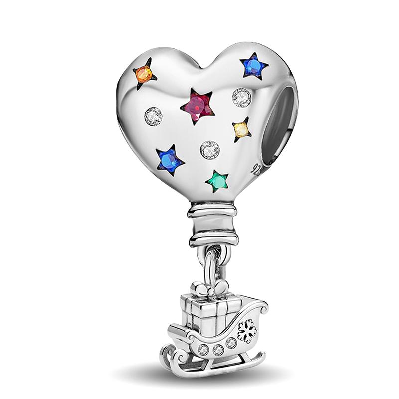 Copper Christmas Tree Classic Bell Christmas Series Charm Bead Fit Diy Bracelet Making Gift Of High Quality Jewelry