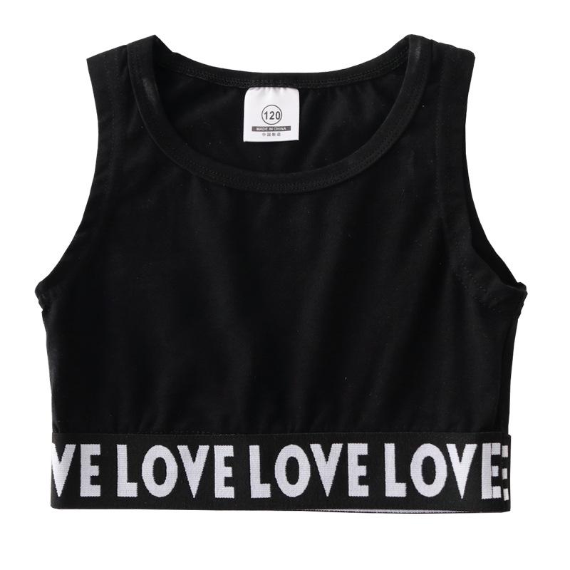 

Корейский детский хип-хоп джаз танцевальный топ с открытым животом и уличная одежда 160 cm