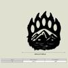 Vintage Metal Wall Art Bear Claw Mountain Landscape Iron Decor for Living Room Bedroom Indoor Outdoor Home Farmhouse Hanging Ornament Christmas Gift