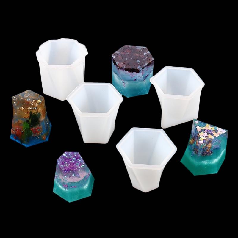 Cylindrical Silicone Mold DIY Epoxy Resin Candle Mold Aromatherapy Candle Clay Gypsum Process Casting Mold Christmas Decoration