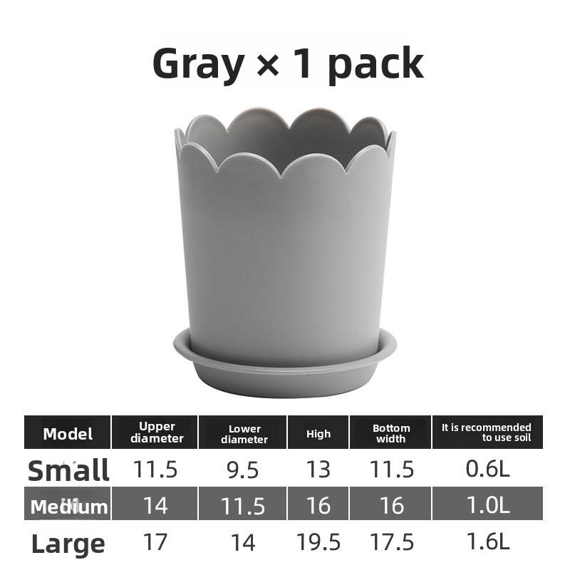 

Nordic Style Creative Simple Thickened Resin Gallon Pot Succulent Special Flower Pot Balcony Rooftop Green Plant Planting Contai S