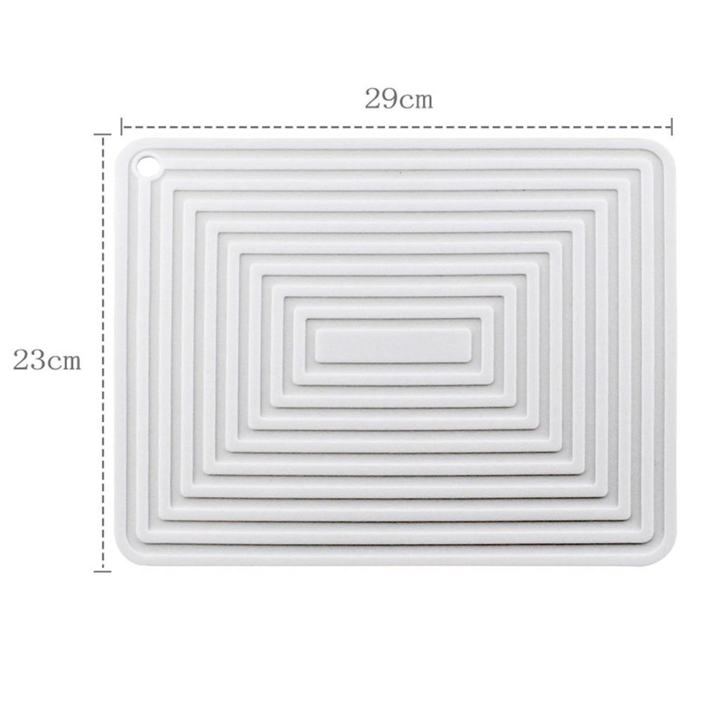Gel Draining Mat, Pot Holder, Heat-insulating Dishes And Utensils, Dish Drainer, , Non-slip