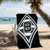 Beach Towel with Borussia Monchengladbach logo Pattern - soft,absorbent,machine washable Lightweight&Modern,swimming,Travel Essentials