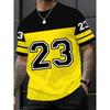 Number 23 Print Men's Short-Sleeve T-Shirt - Trendy Printed New Style