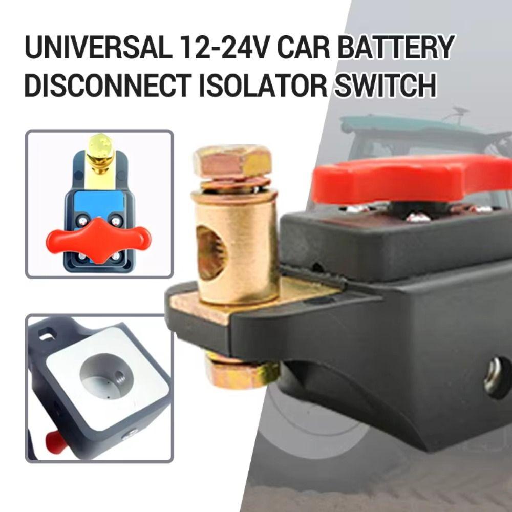 Quick Cut-off Car  Disconnect Switch 12V/24V Car Power Switch Isolator Anti-leakage Switch  Yacht
