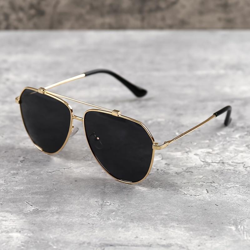 

Unisex New Style Frame Glasses, High-End Casual Eyewear for Men and Women золотистый