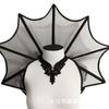 Halloween Lace Cape Costume Prop Scarlet Witch Theme Unisex Cosplay Accessory