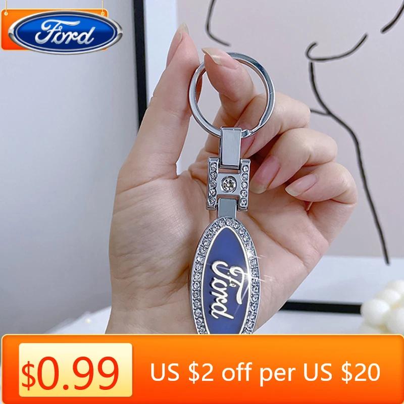 

Car Sticker Ford New 2025 Hot Alloy Car Keychain for Ford Ranger GT350 Explorer Fusion Mondeo Focus Mustang Fiesta F150 Edge Esc