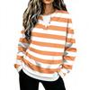 Women's V-Neck Button Front Long Sleeve Top