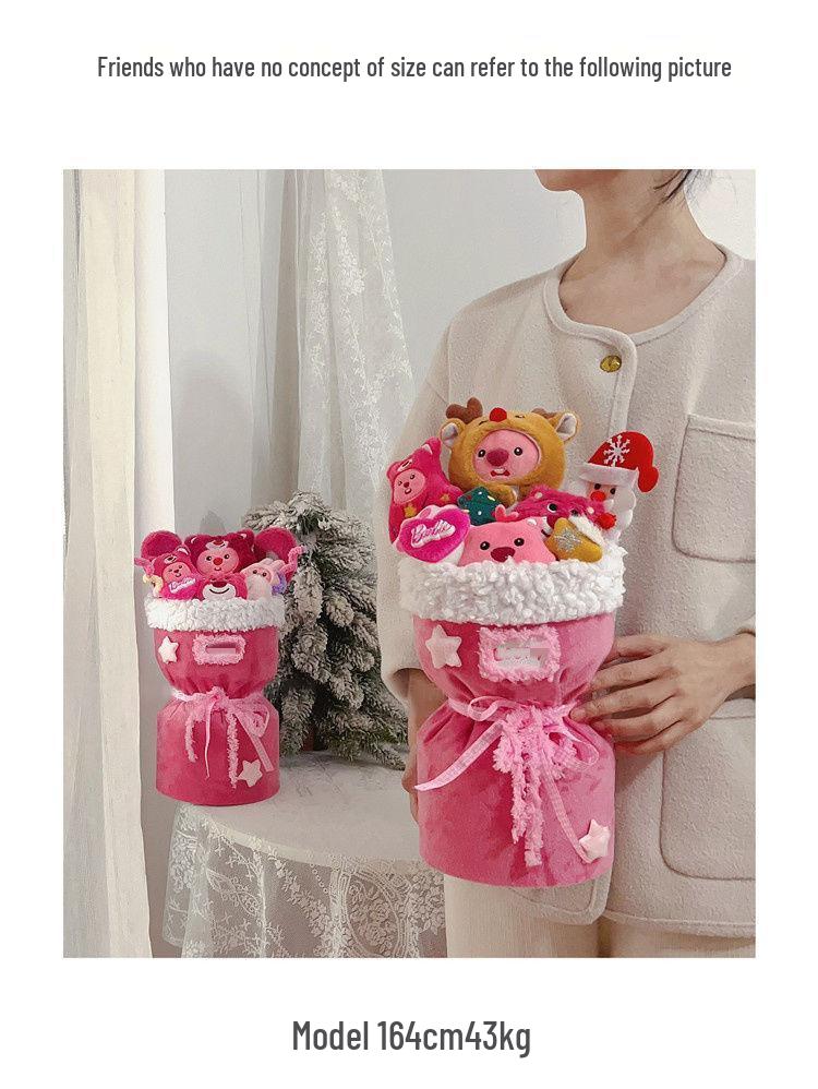 Plush Doll Bouquet: Perfect for Children's Day, Qixi, Valentine's, Birthday, or Christmas.