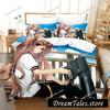 Anime Kawaii Waiting in The Summer Bedding Set Boys Girls Twin Queen Size Duvet Cover Pillowcase Bed Kids Adult Home Textile