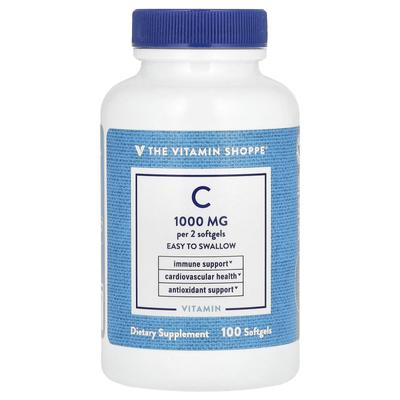 Vitamin C, 1.000 mg, 100 Weichkapseln (500mg pro Weichkapsel)