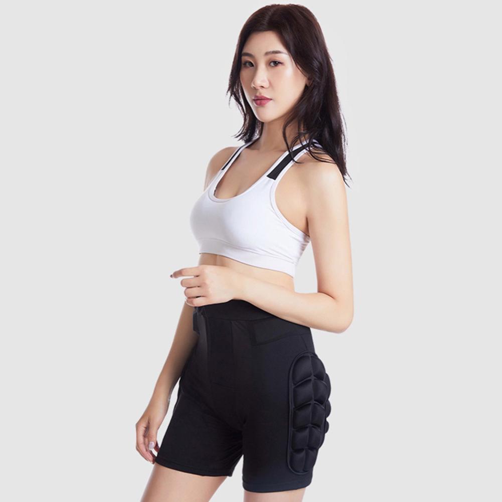 3D Protective Padded Shorts Breathable Winter Skating Protective Hip Pad EVA Short Pants Protection for Hip Butt and Tailbone