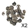 2x50pcs Pumpkin Studs Metal Claw Nailhead Stud Rivet Spikes Bronze , Bronze, 2 Pcs