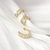 Cuff  Rhinestone Star Fashion Jewelry Ear Bone Clip Ear Clip Clip Earrings Cartilage Clip