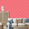 Wallpaper Geometric rhombuses coral, mountain coral 50x1000