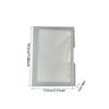 100Pcs Money Banknote Paper Money Album Page Collecting Holder Sleeves 3-slot Loose Leaf Sheet Album Protection