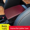 Leather Armrest Cover for 10-22 Buick Excelle Console