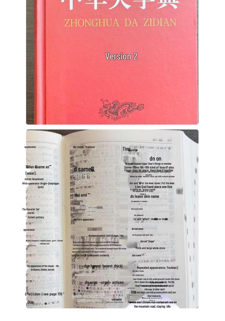 New Edition: Comprehensive Rare Character Dictionary - The Great Chinese Dictionary, Second Edition
