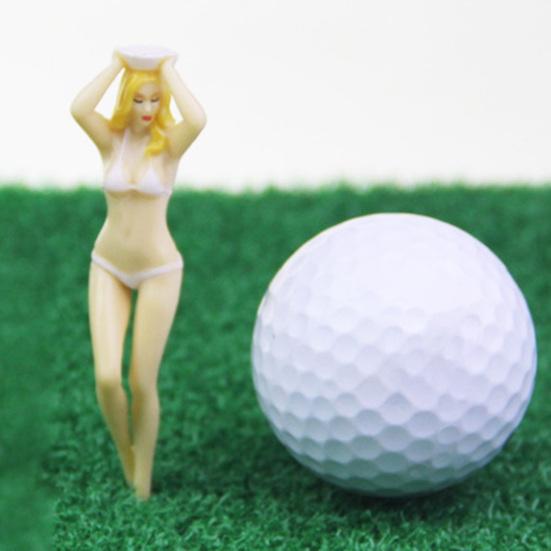 Golf Tees Character Modeling Non-slip Lightweight Funny Lady Bikini Golf Tees for Golf